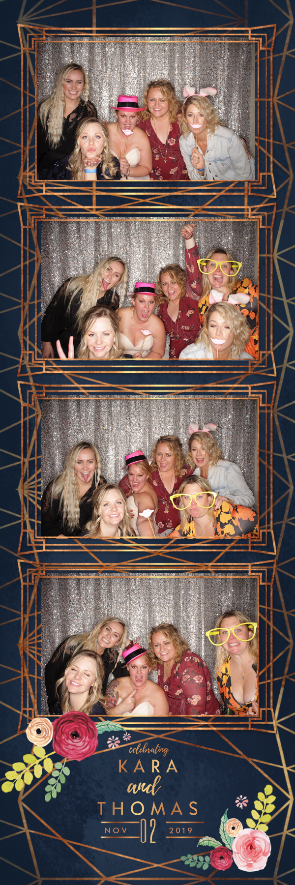Kara and Thomas Wedding | View more photos from the event at gallery.photoboothbillings.com/u/PhotoBoothBillings/Kara-and-Thomas-Wedding